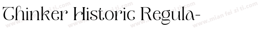 Thinker Historic Regula字体转换